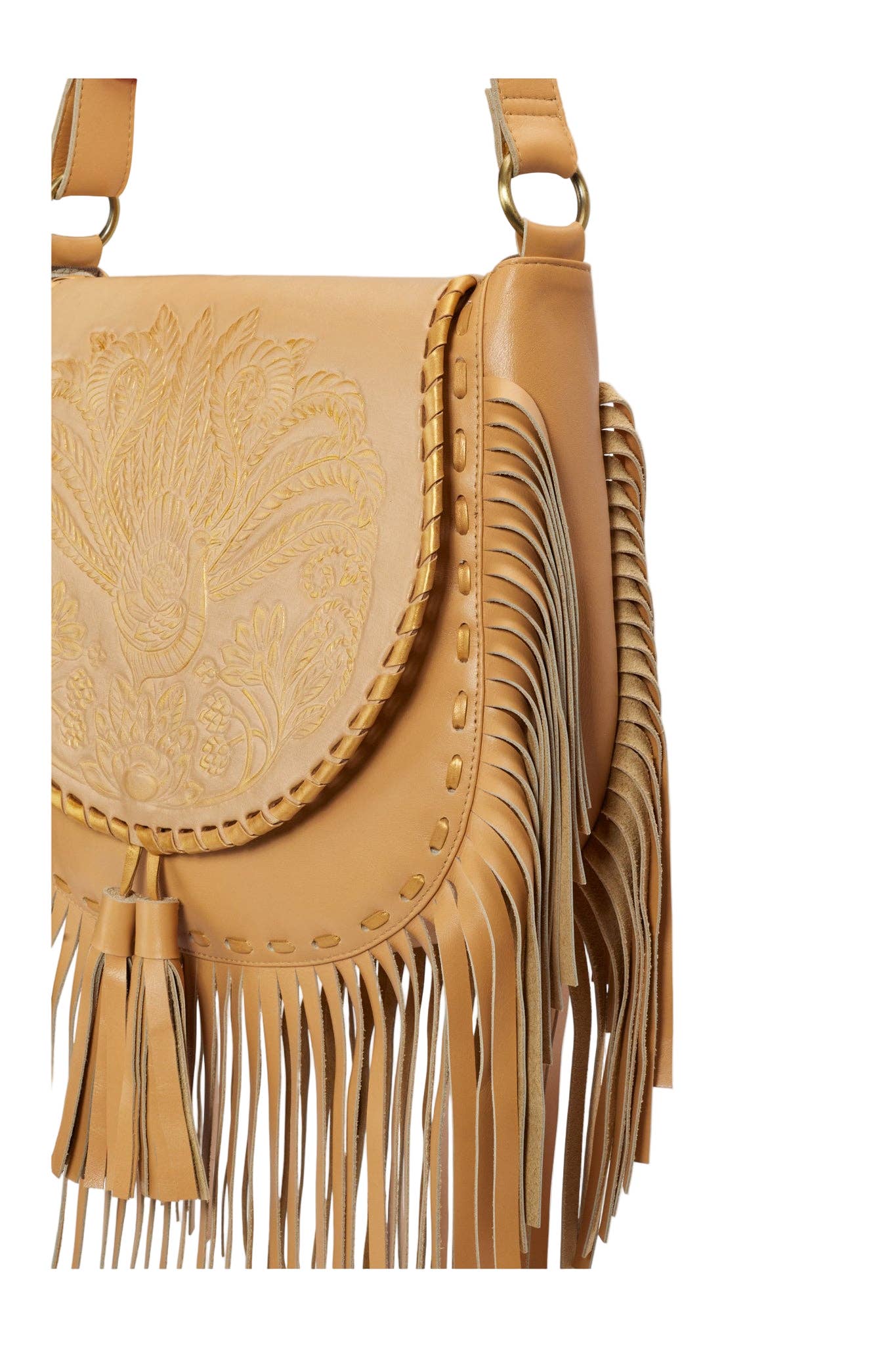 Deus Lyrebird Bag Biscuit/Gold