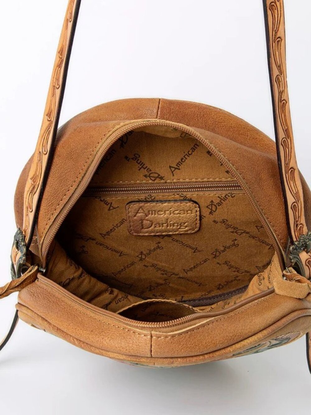 American Darling Boho Floral Canteen Crossbody Bag