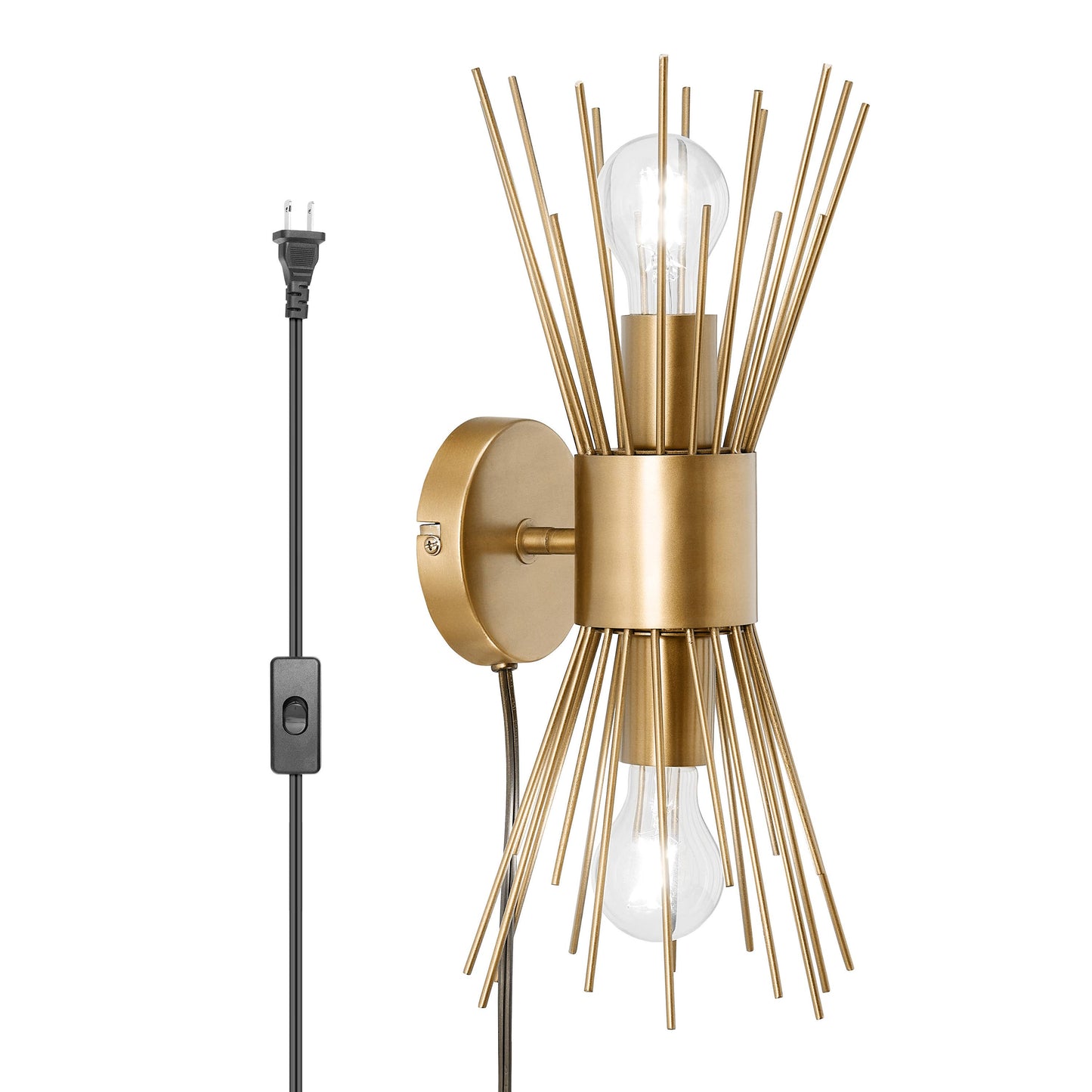 16.5"H Arlo Modern Indoor Plug-In Wall Sconce