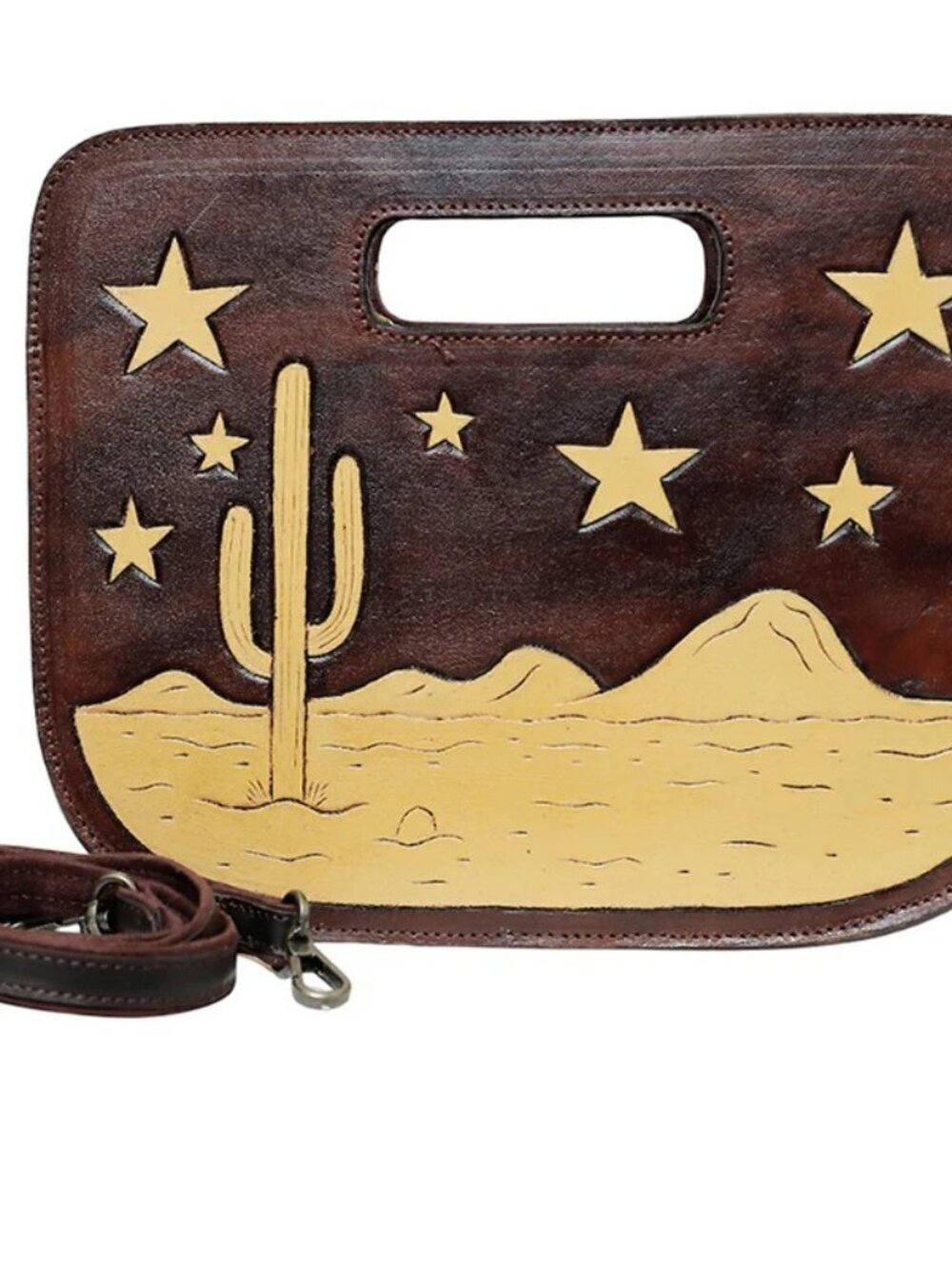 American Darling Night Desert Star Leather Crossbody Bag