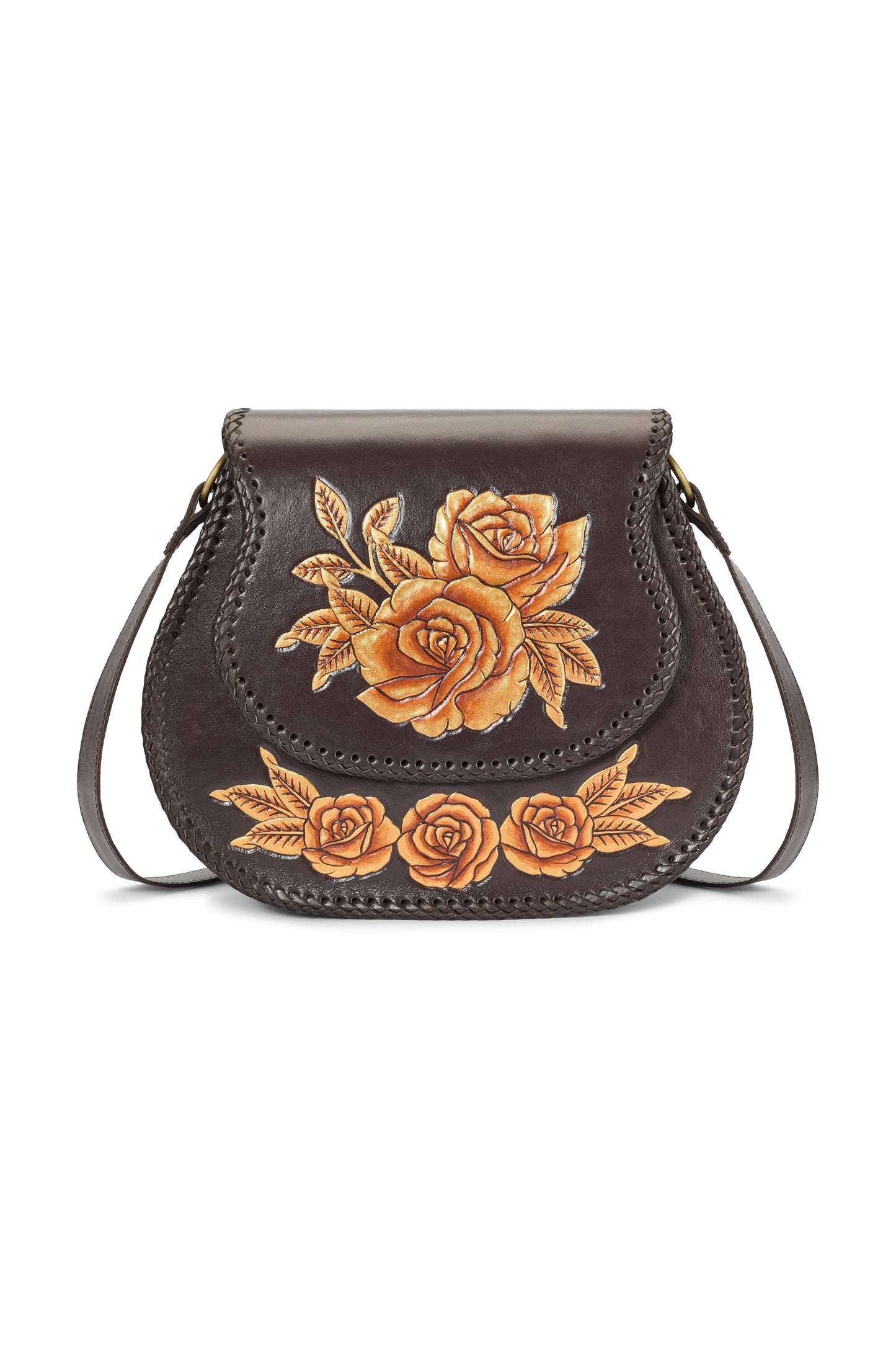 Akaroa Phoebe Bag Dark Choc/Gold