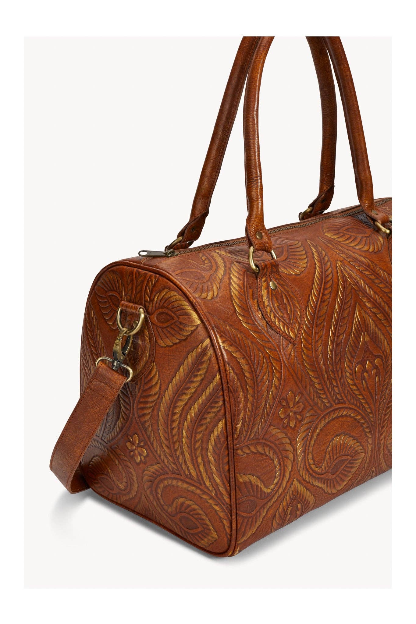 Mini King Lyrebird Bag Antique Medium Brown/Gold
