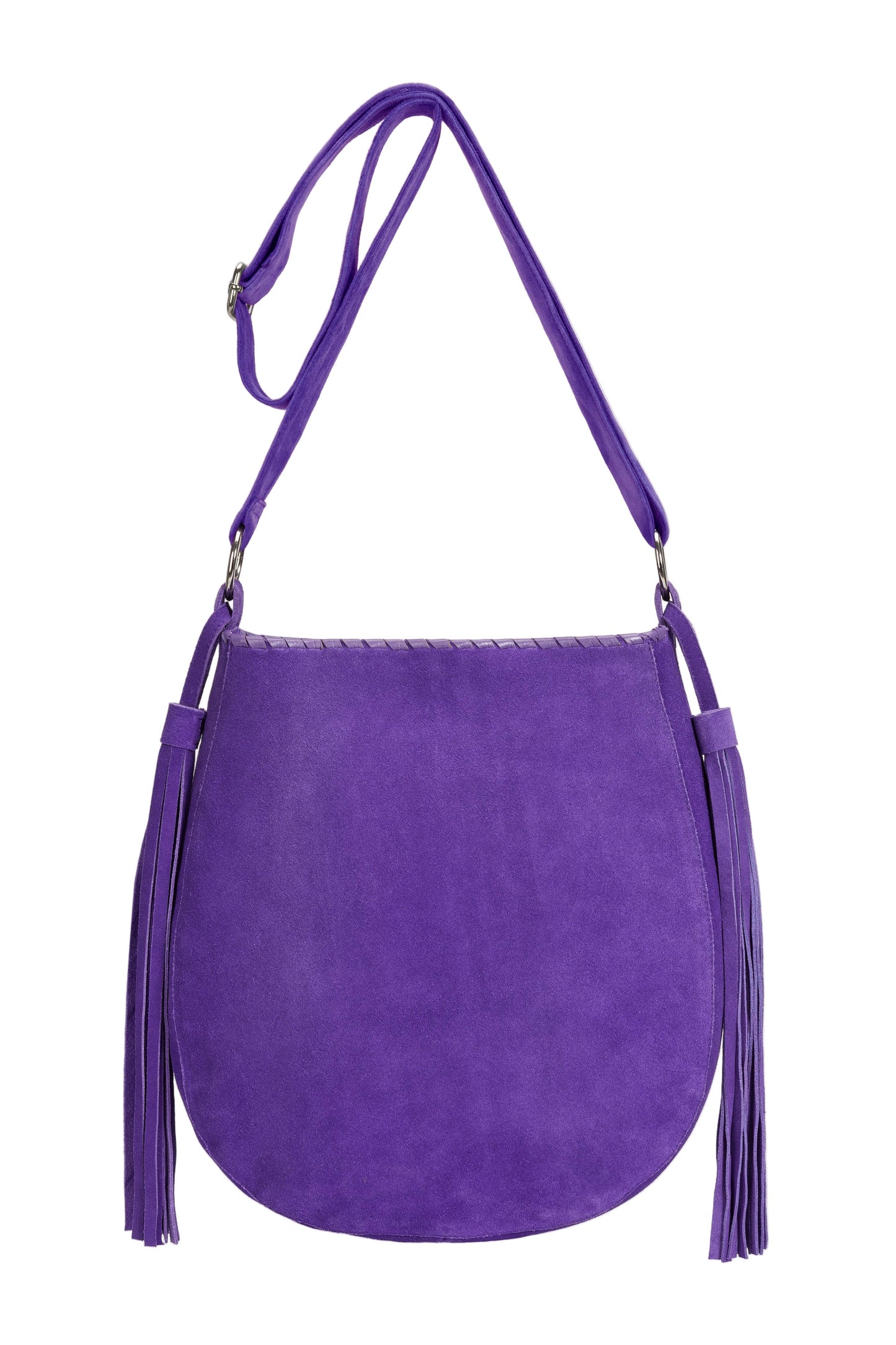 Angel Feather Pouch Bag Bright Purple