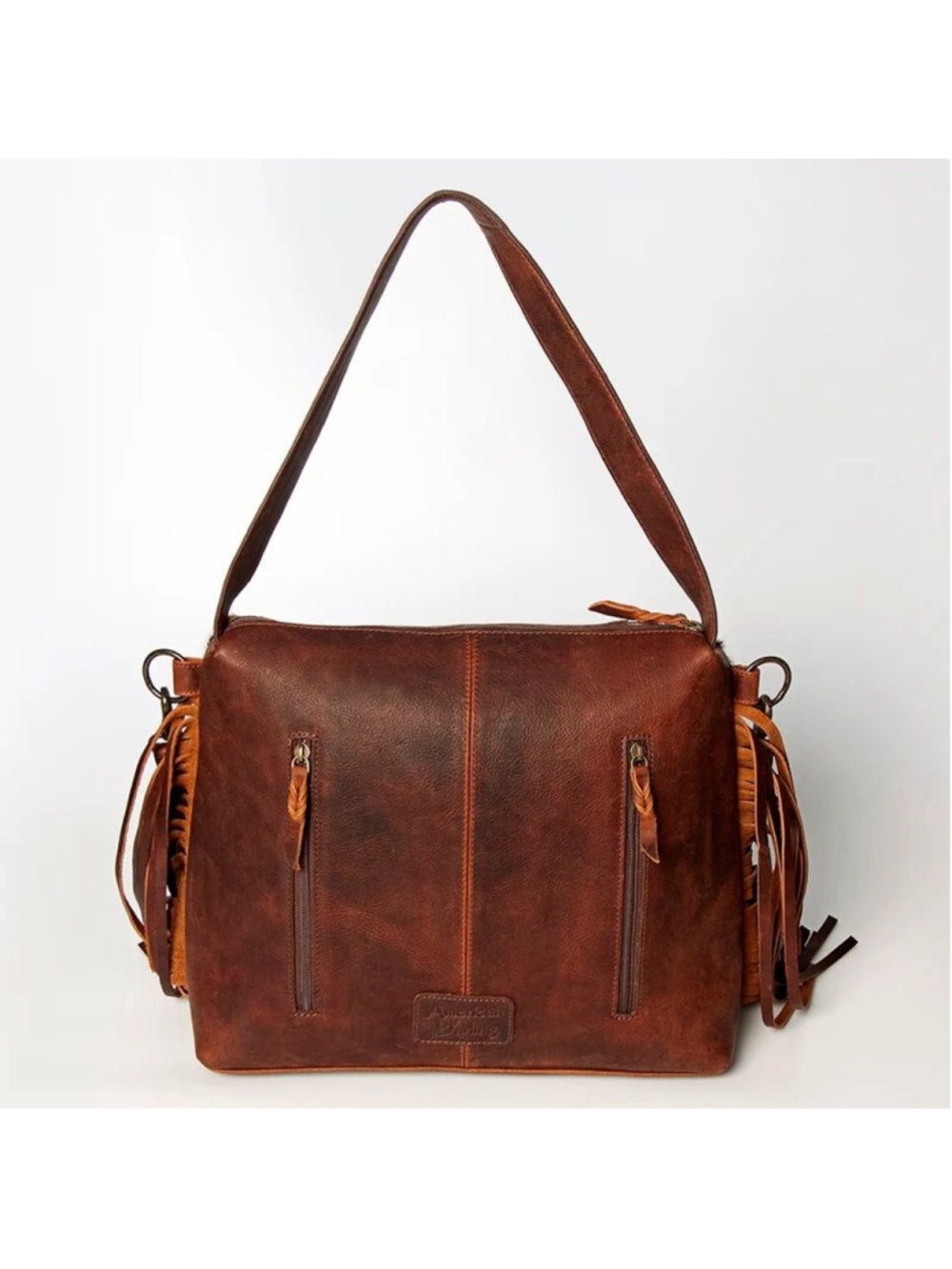 American Darling Wild Cat flower Western Leather Convertible Crossbody