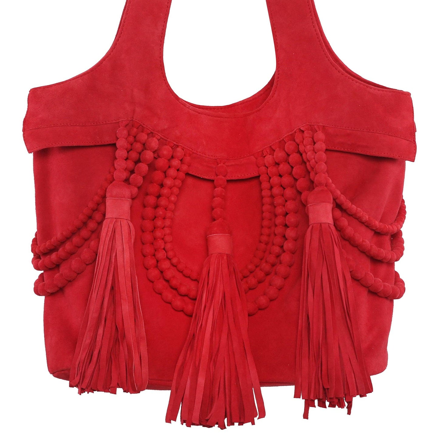 Daisy Tote Bag Ruby Red