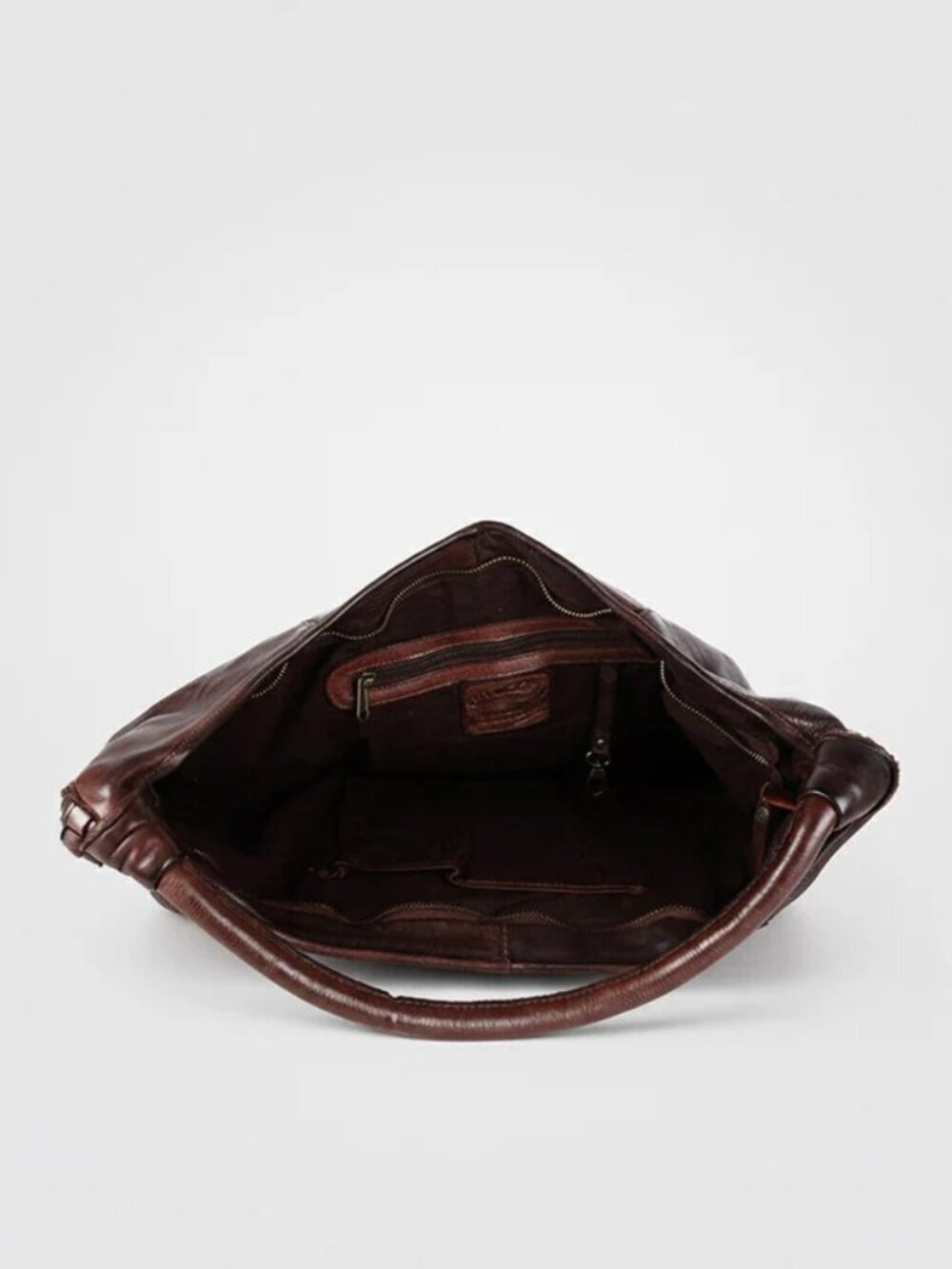 Beth Dutton Style Artisan Woven Leather Hobo Bag