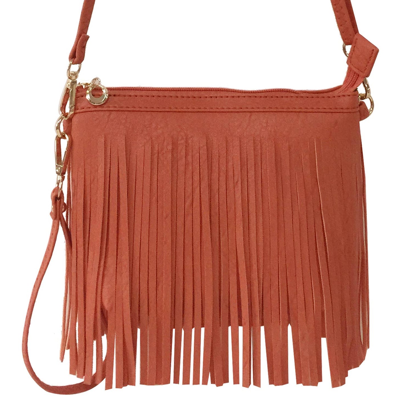Western Fringe Clutch Cross Body Bag