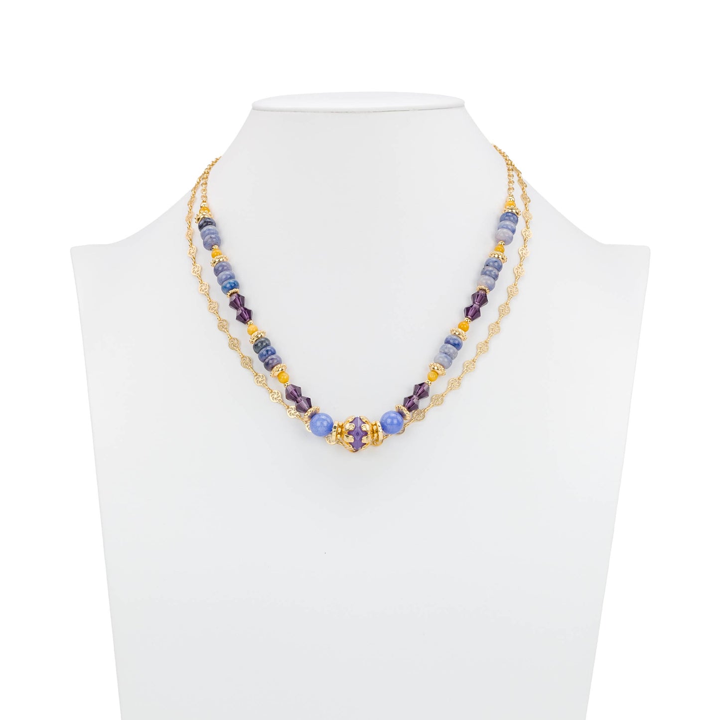 Patricia Nash Modular Three Strand Necklace