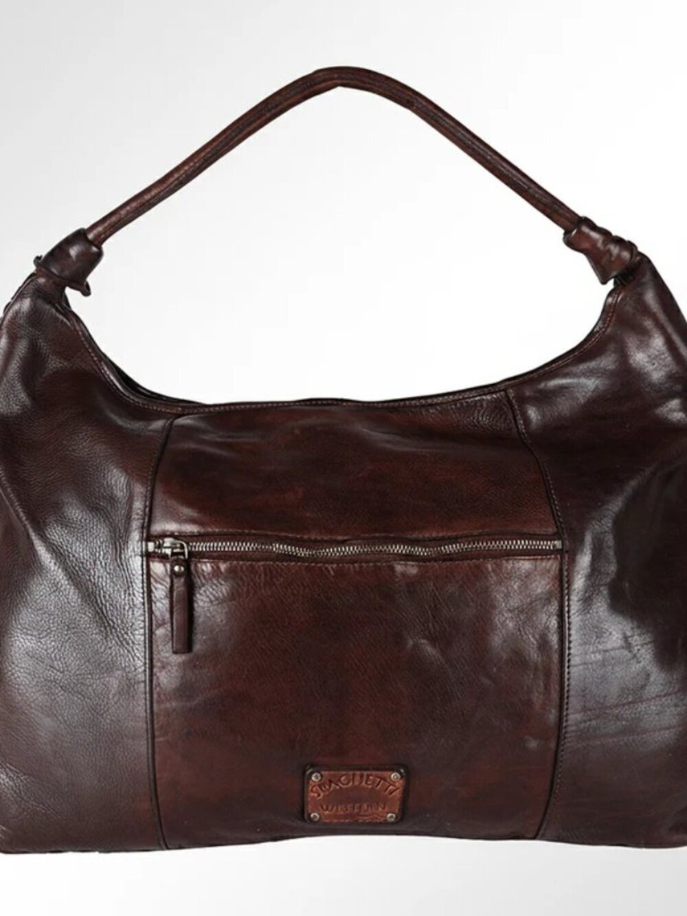 Beth Dutton Style Artisan Woven Leather Hobo Bag