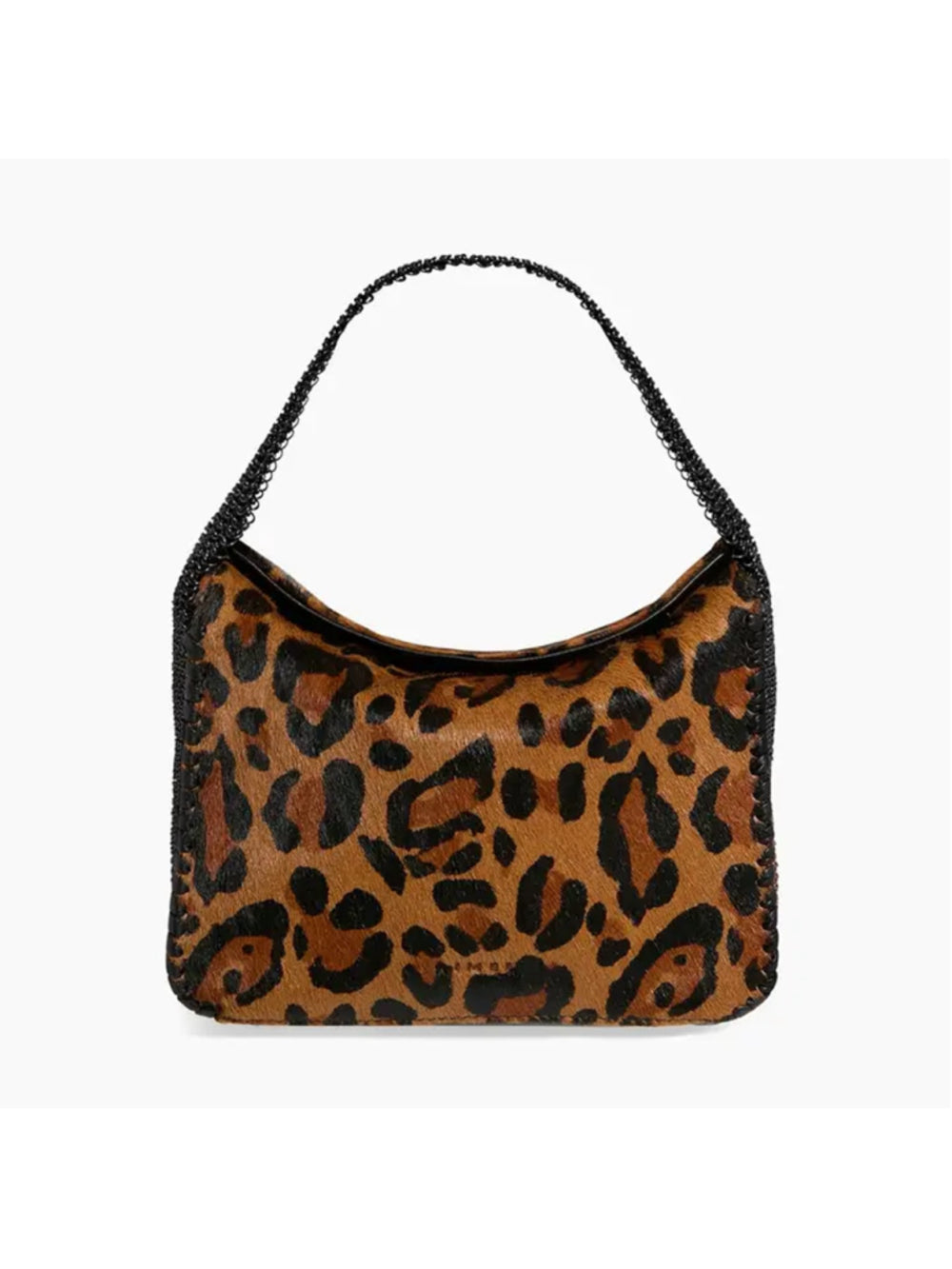 Aimee Kestenberg Chain-Mail Top Handle in Wildcat CalfHair Animal Print Bag