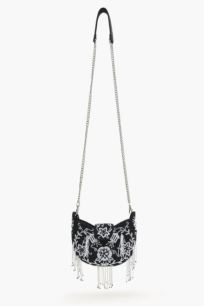 America & Beyond Night fall beaded handheld Bag