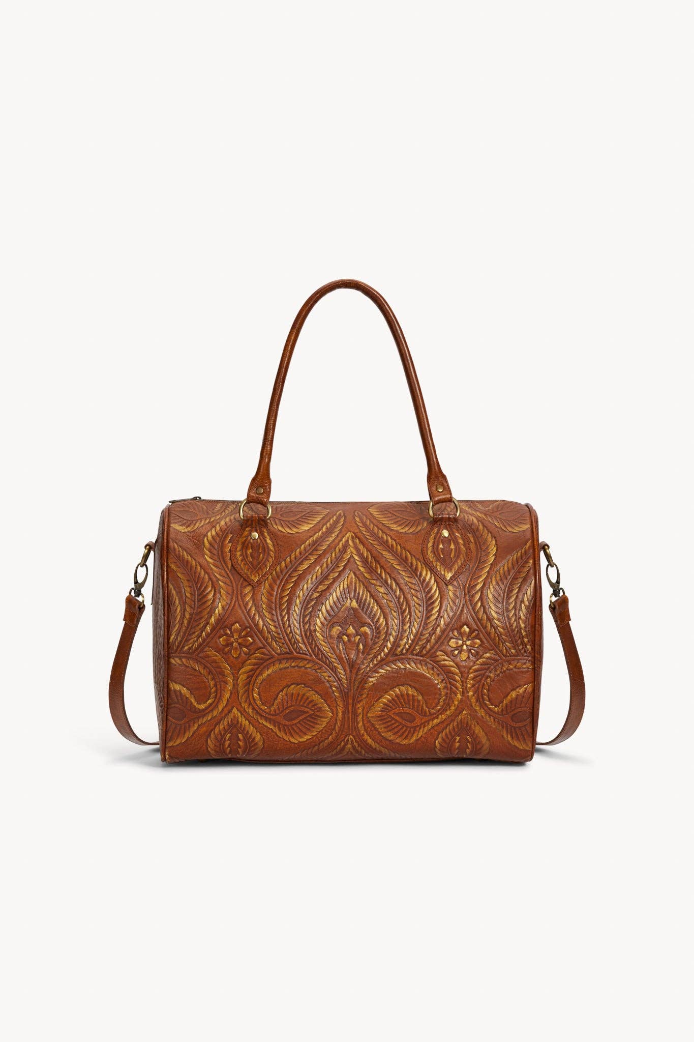 Mini King Lyrebird Bag Antique Medium Brown/Gold