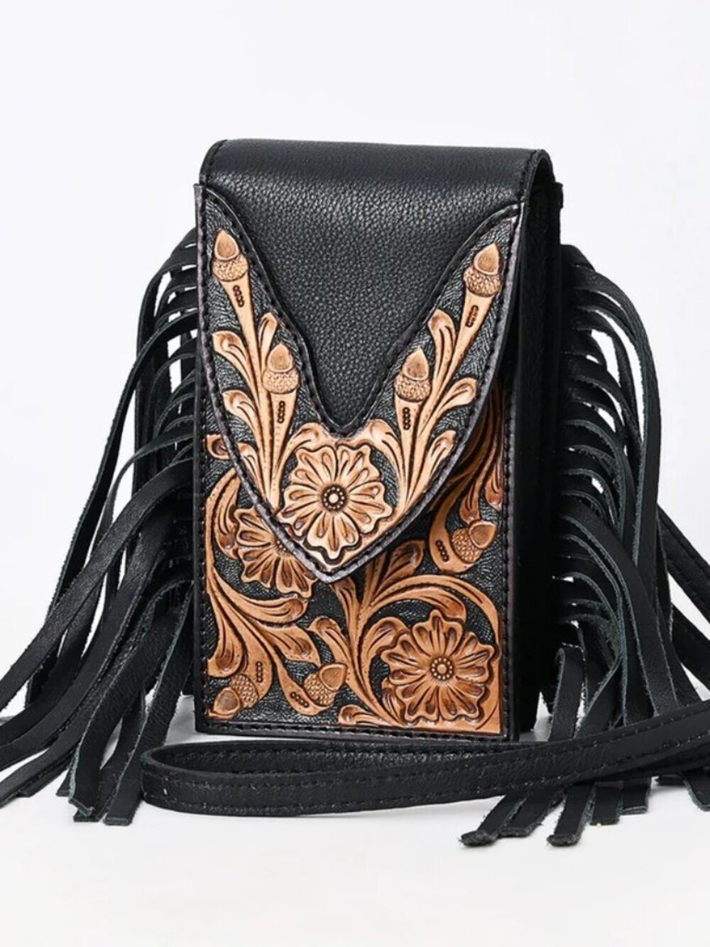 American Darling Desert Bloom Fringe  Phone Crossbody