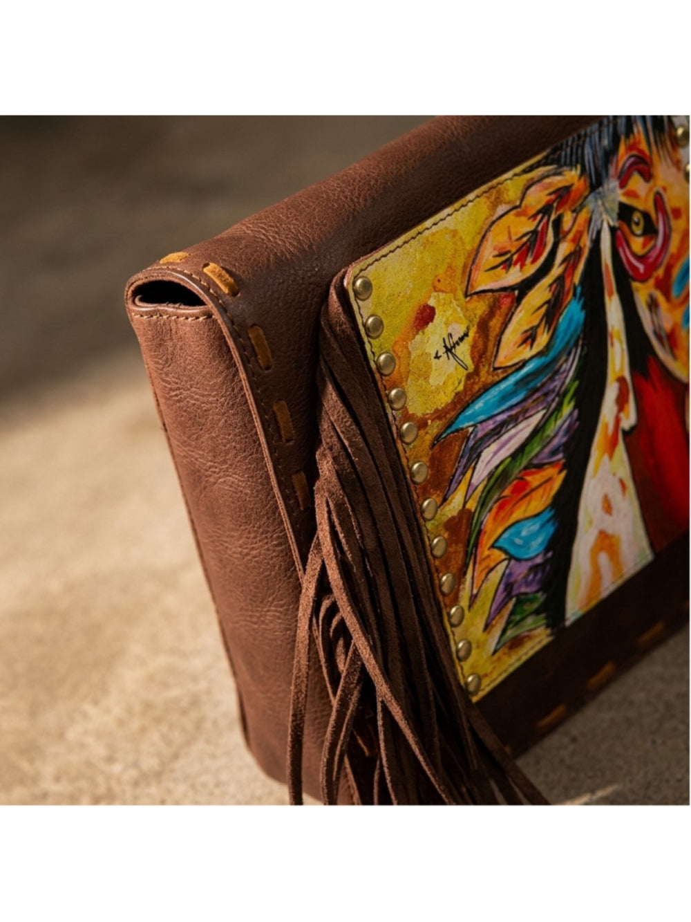 American Darling Wild Horse Desert Spirit Fringe Crossbody