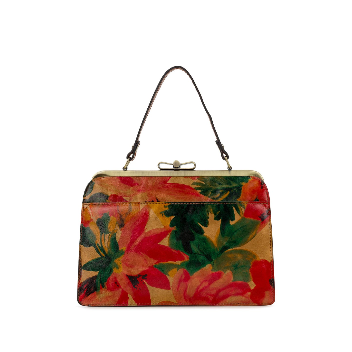 Patricia Nash Trikomo Frame Satchel - Spring Multi