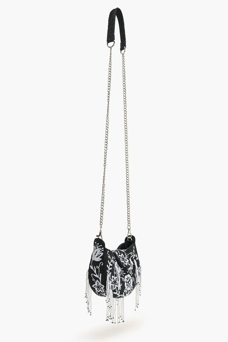 America & Beyond Night fall beaded handheld Bag