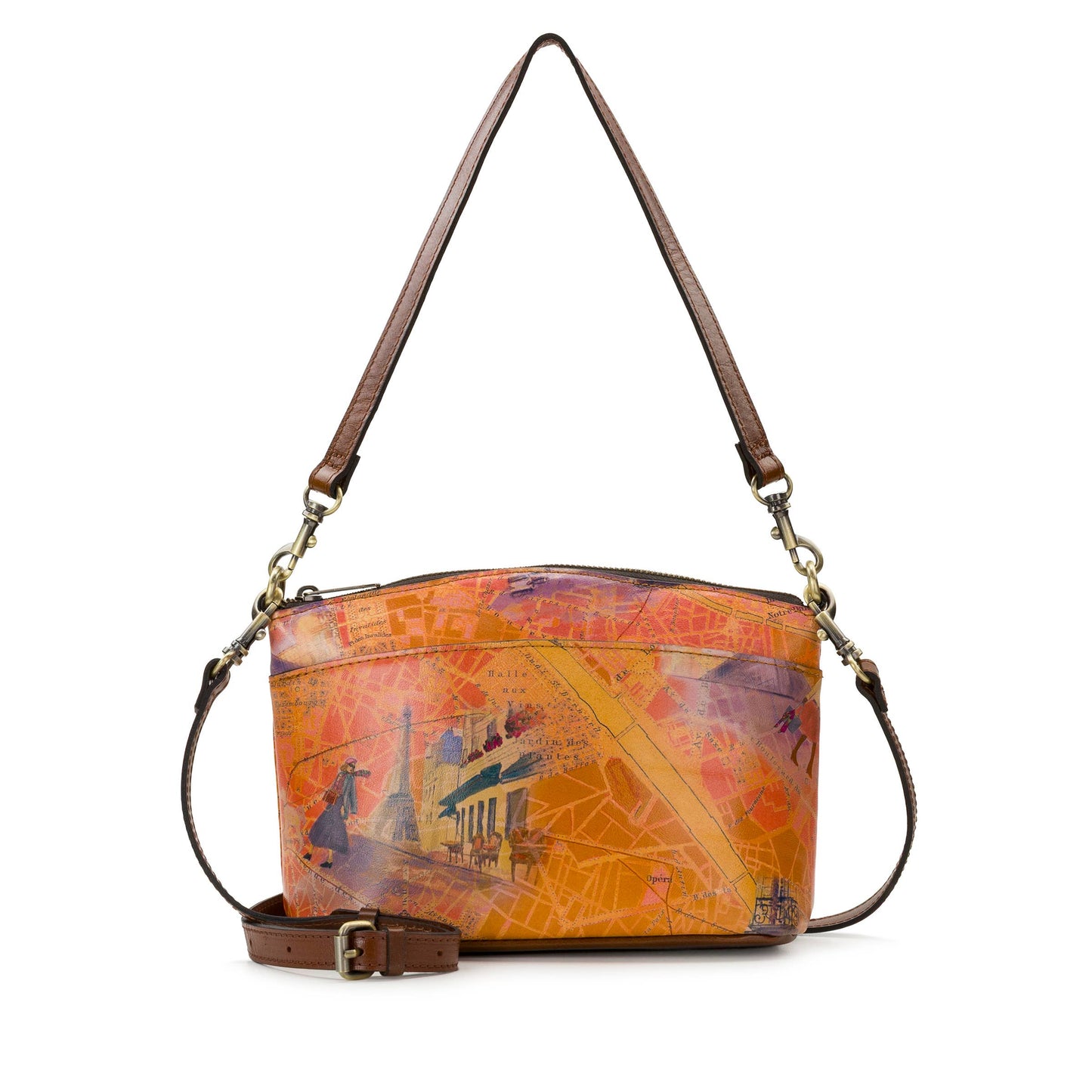 Patricia Nash Arlee Crossbody - Paris Map