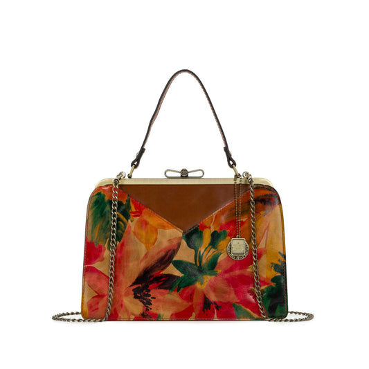 Patricia Nash Trikomo Frame Satchel - Spring Multi
