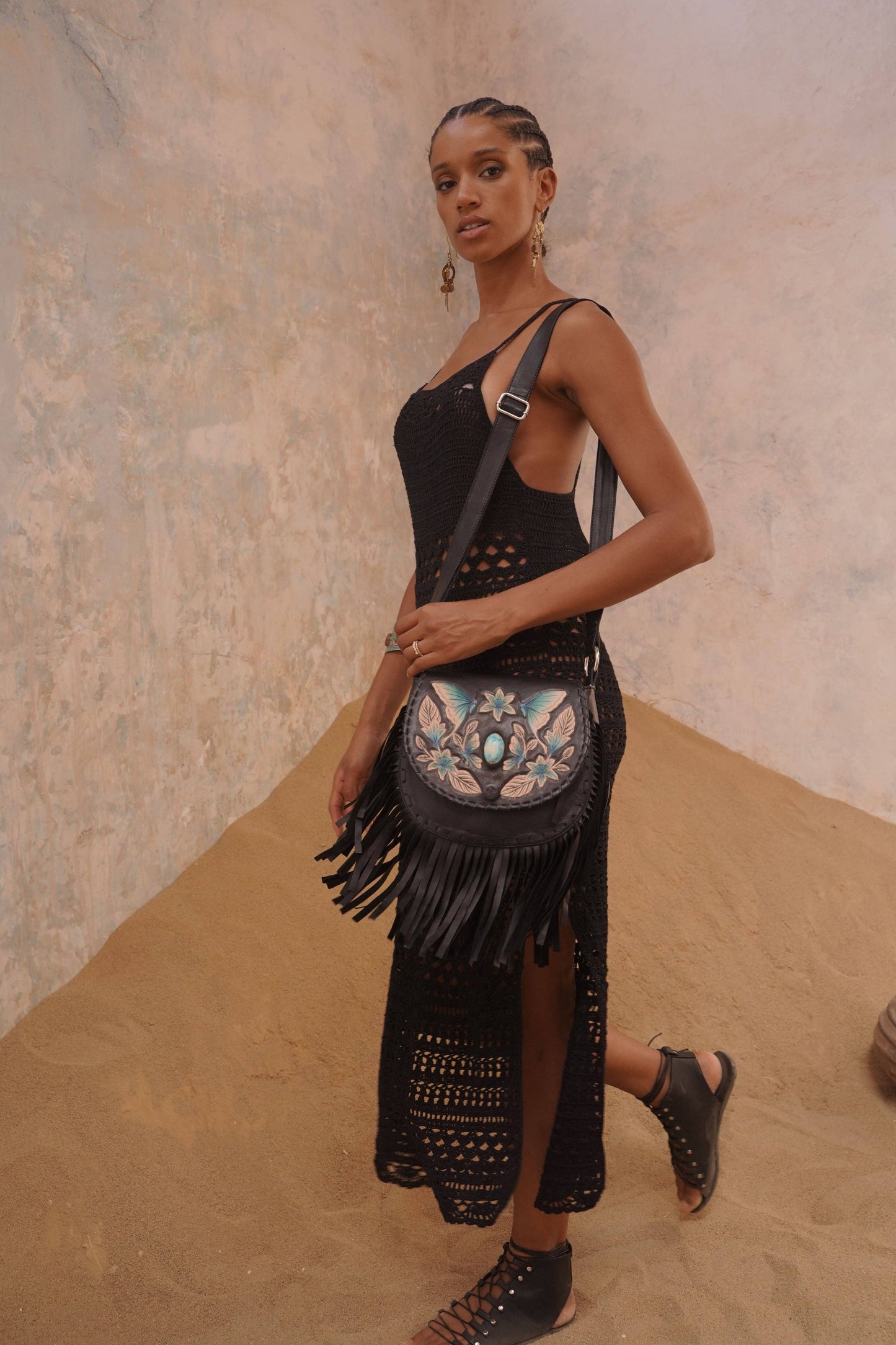 Mini Deus Luna Bag Black