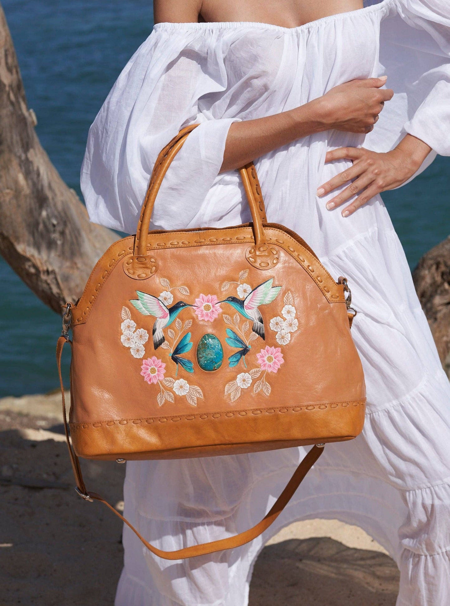 Mini Queen Hummingbird Bag Light Tan