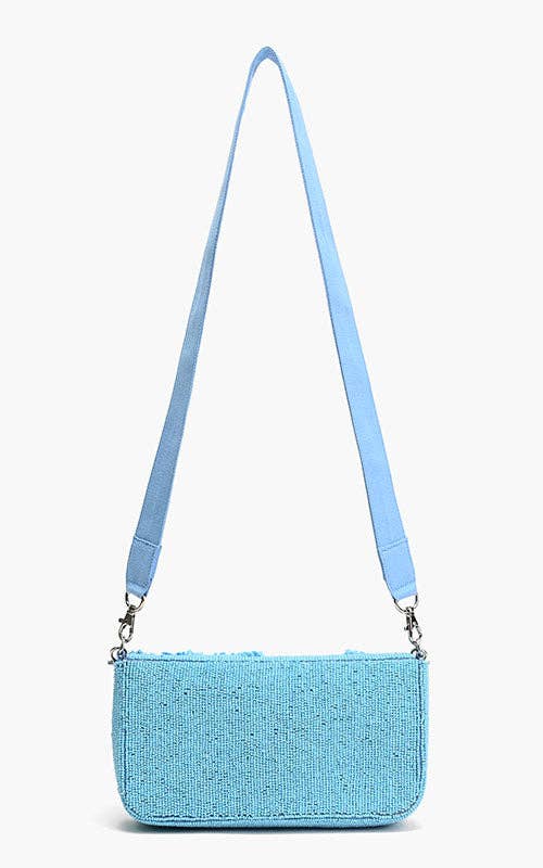 America & Beyond Azure Blue Skyline Shoulder Bag
