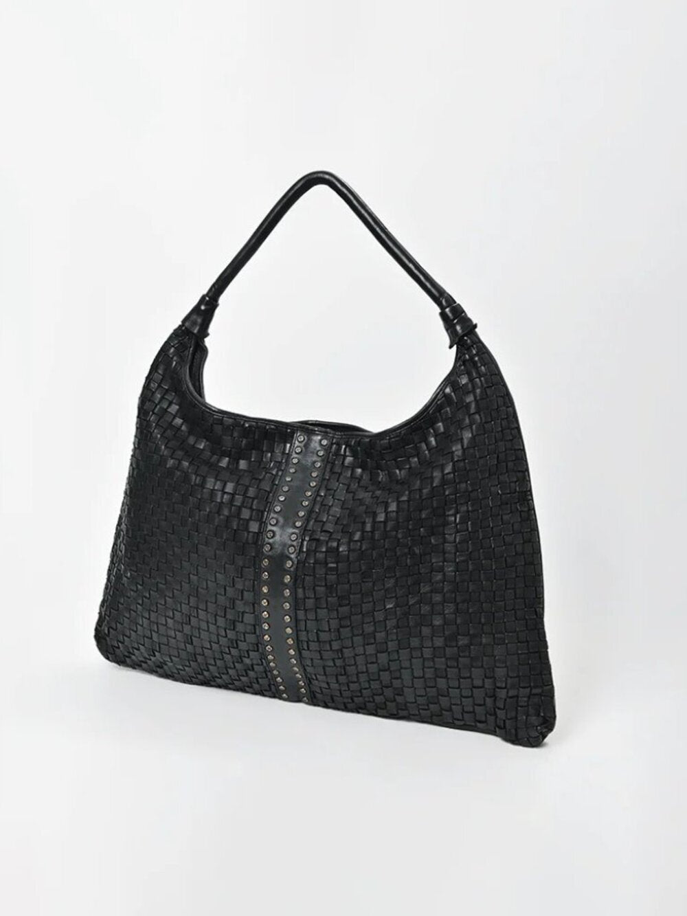 Beth Dutton Style Artisan Woven Leather Hobo Bag