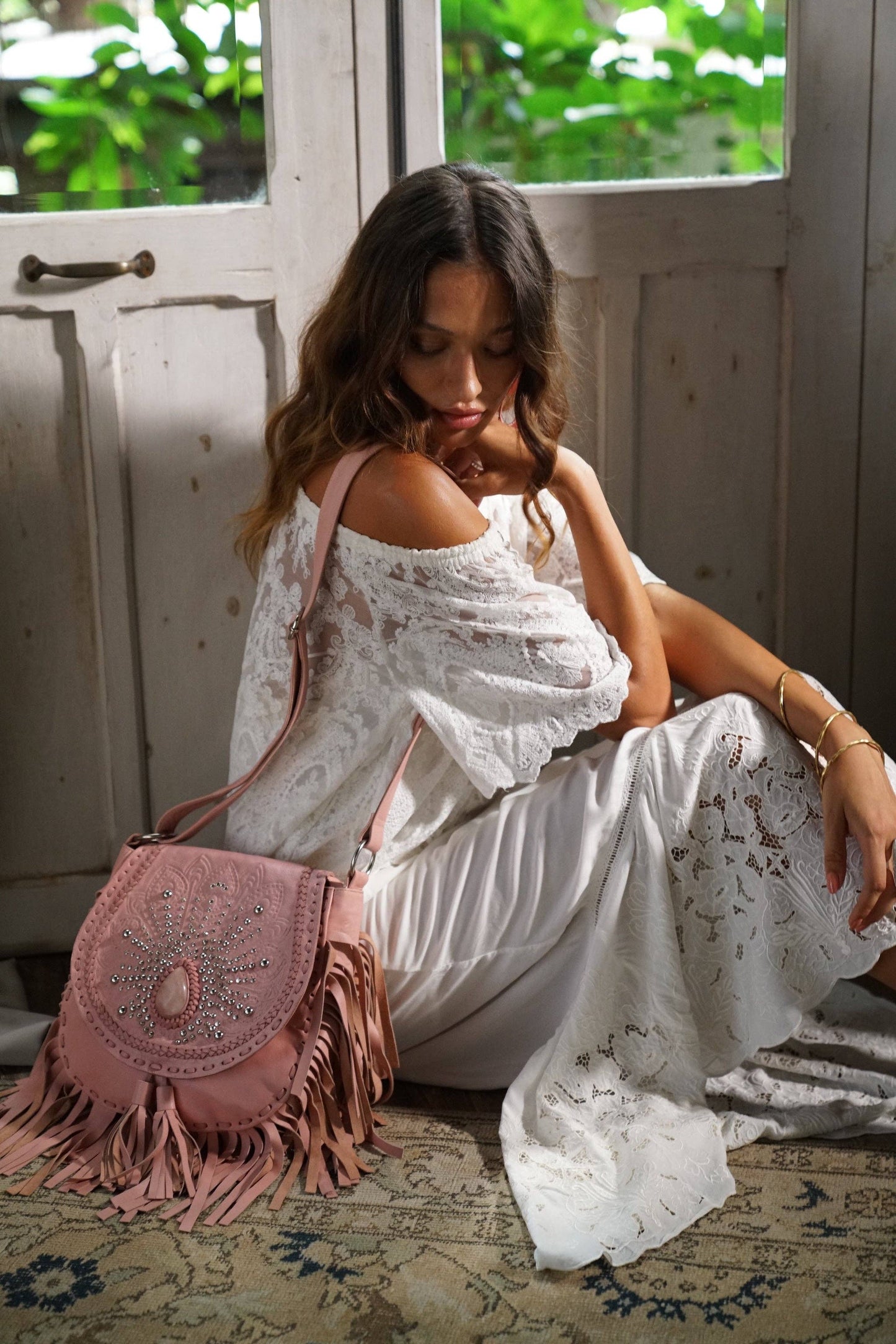 Deus Peacock Bag Pink
