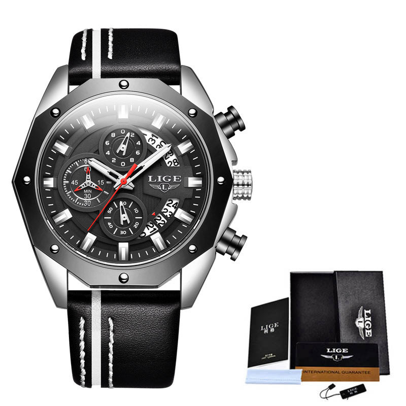 Mens Watch Luxury Silicone Sport Watch