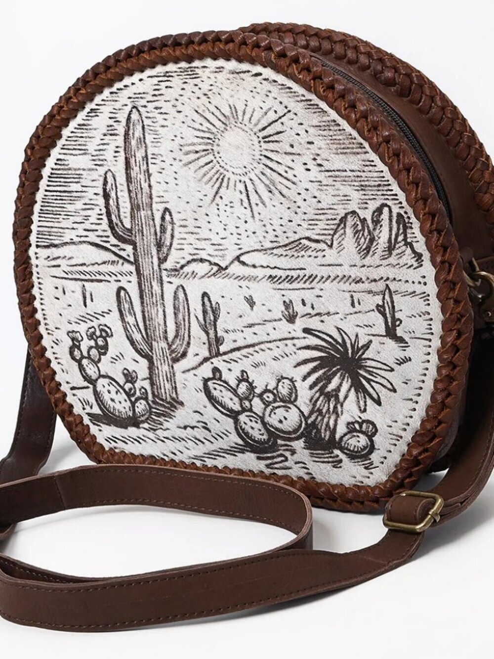 American Darling Desert Sketch Round Crossbody