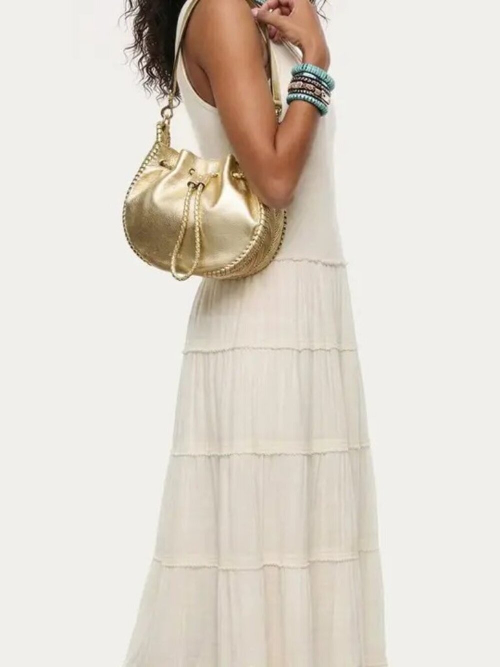 Aimee Kestenberg All For Love Drawstring Metallic