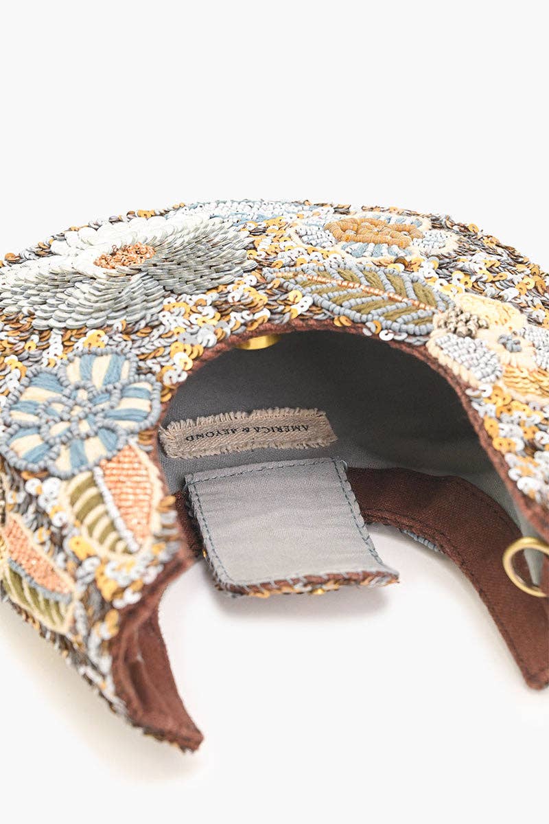 America & Beyond Golden Hour Shimmer Mini Bag w/ Crossbody Strap