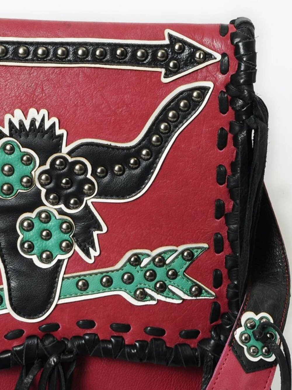 American Darling Southwest Spirit Fringe Crossbody Messenger Bag