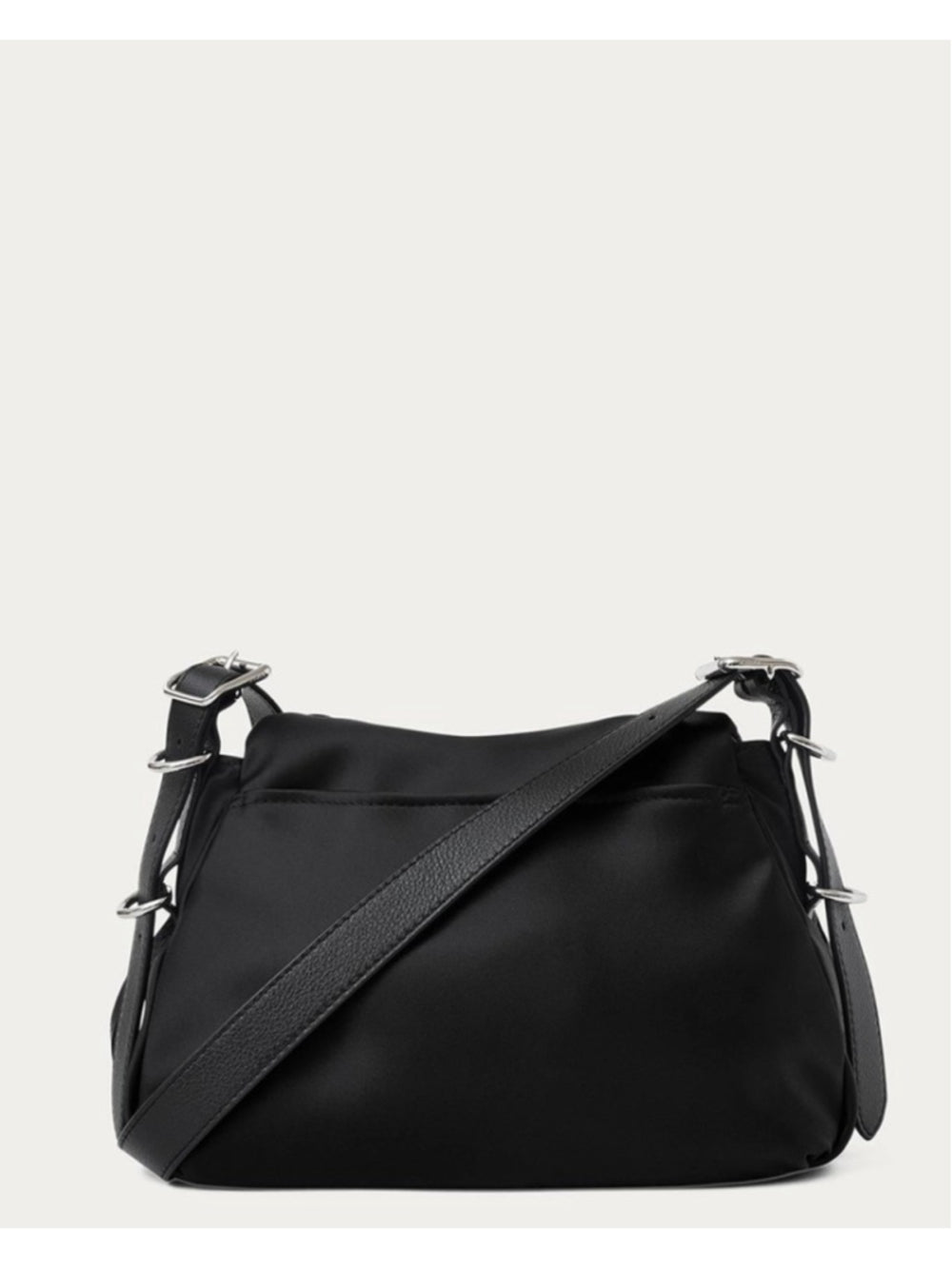 Aimee Kestenberg Black Lace Up Double Entry Crossbody
