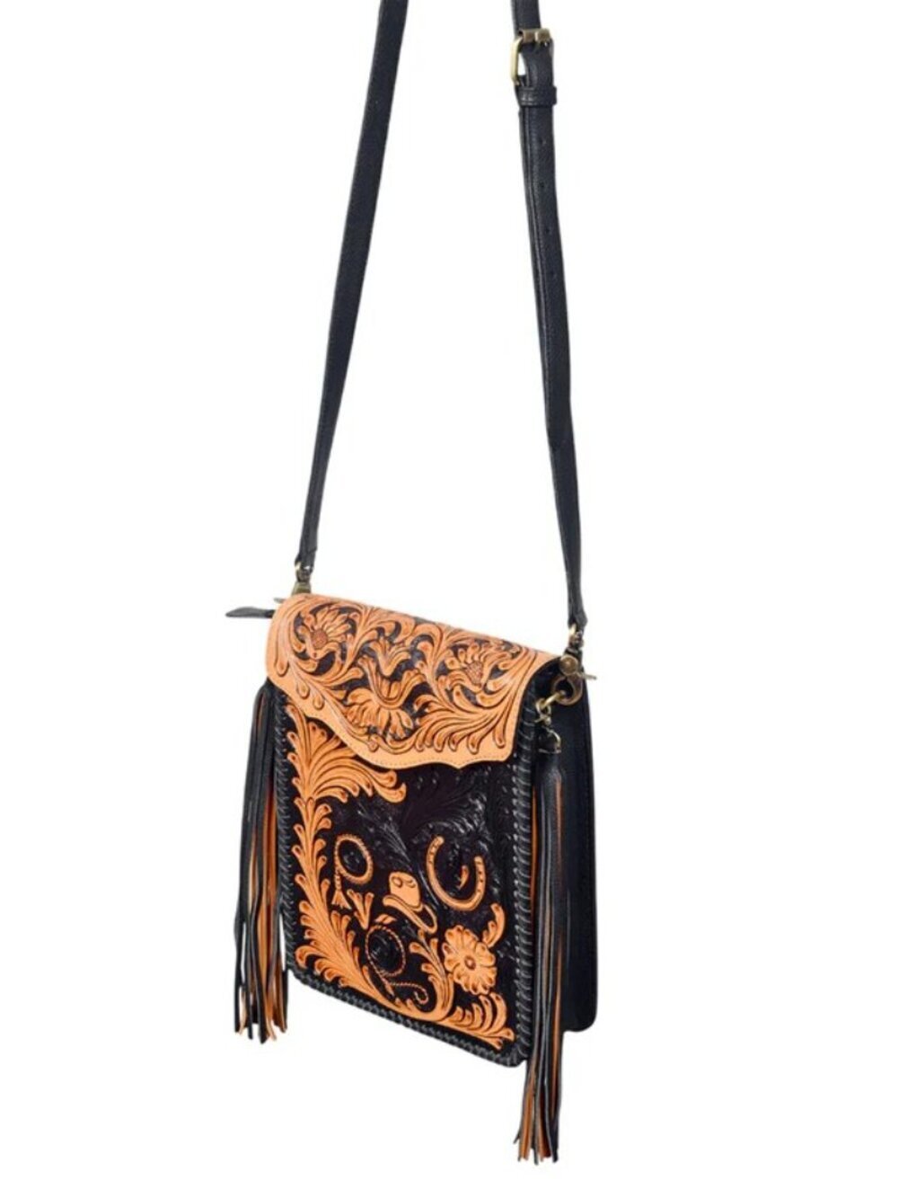 American Darling Western Flora Crossbody Satchel