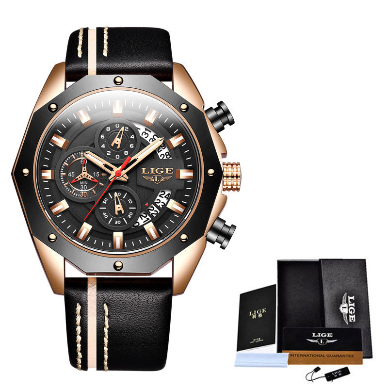 Mens Watch Luxury Silicone Sport Watch