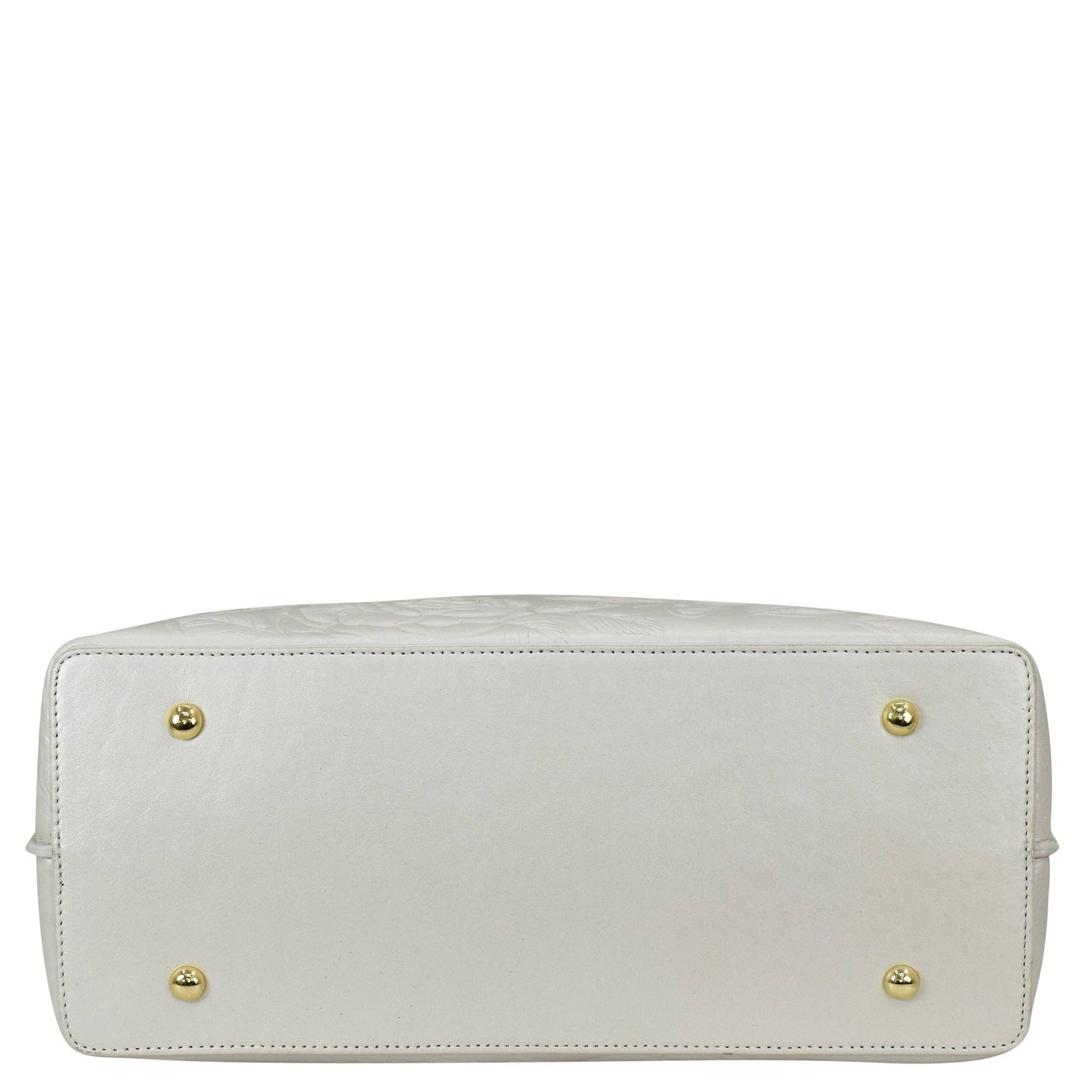 Anuschka Large Zip Top Tote - 698 -pearl white