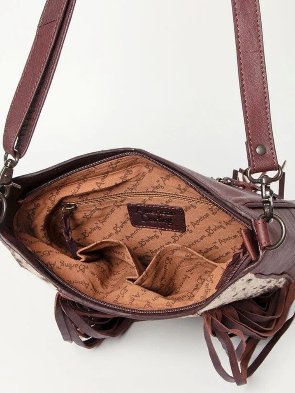 American Darling Sunflowers in the Desert Bloom Fringe Crossbody