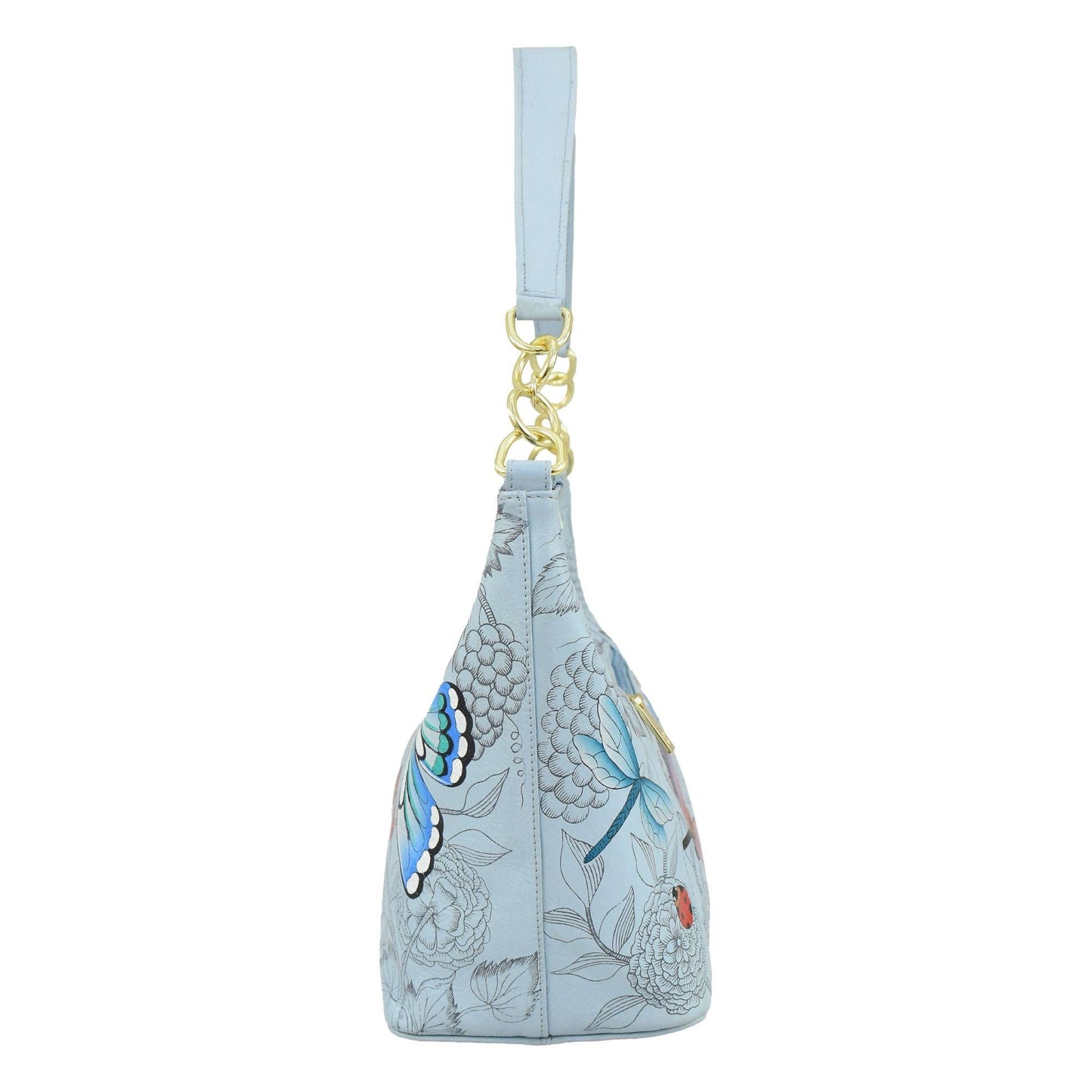 Anuschka Large East/West Hobo - 7571- butterfly