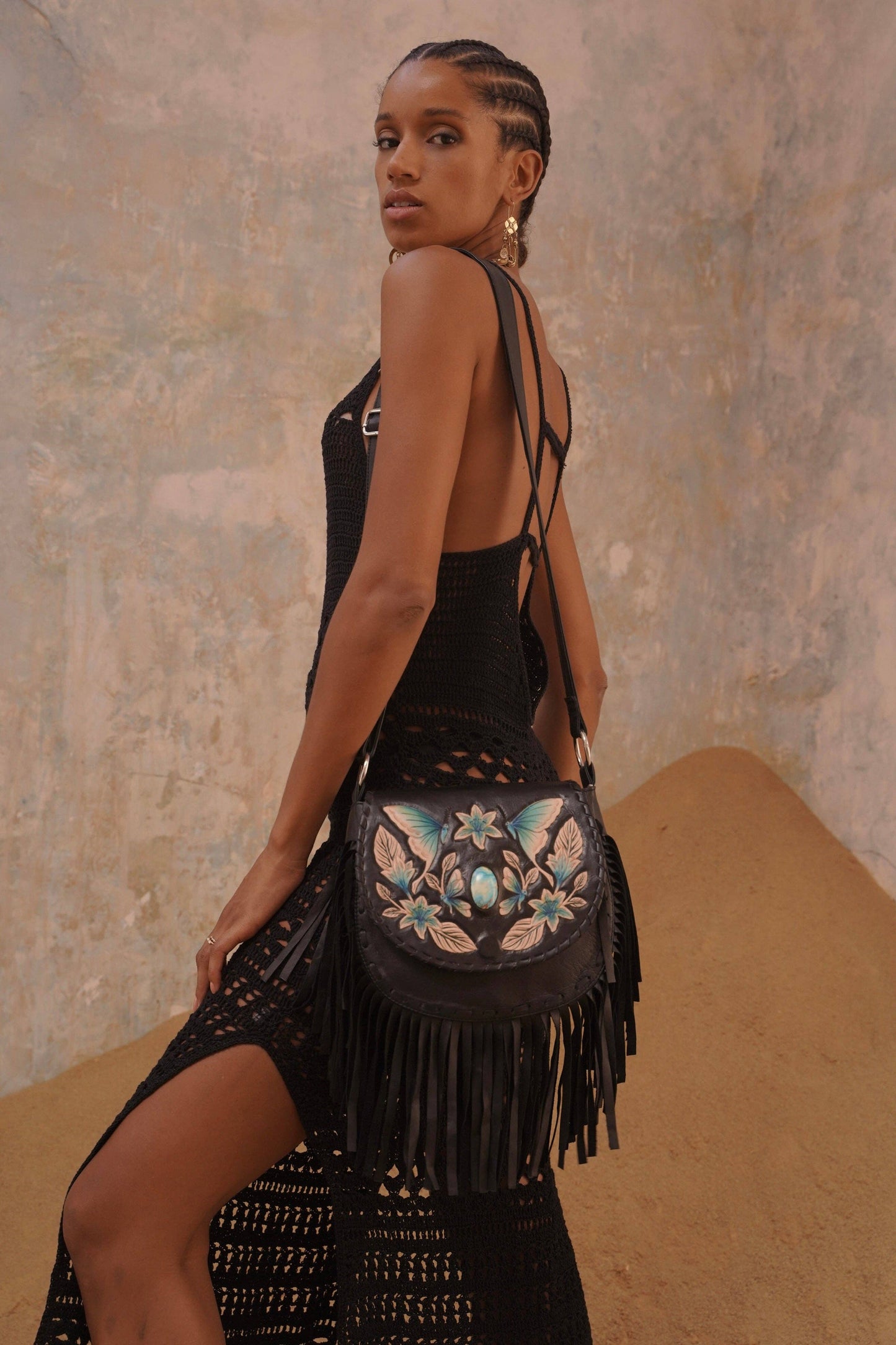 Mini Deus Luna Bag Black