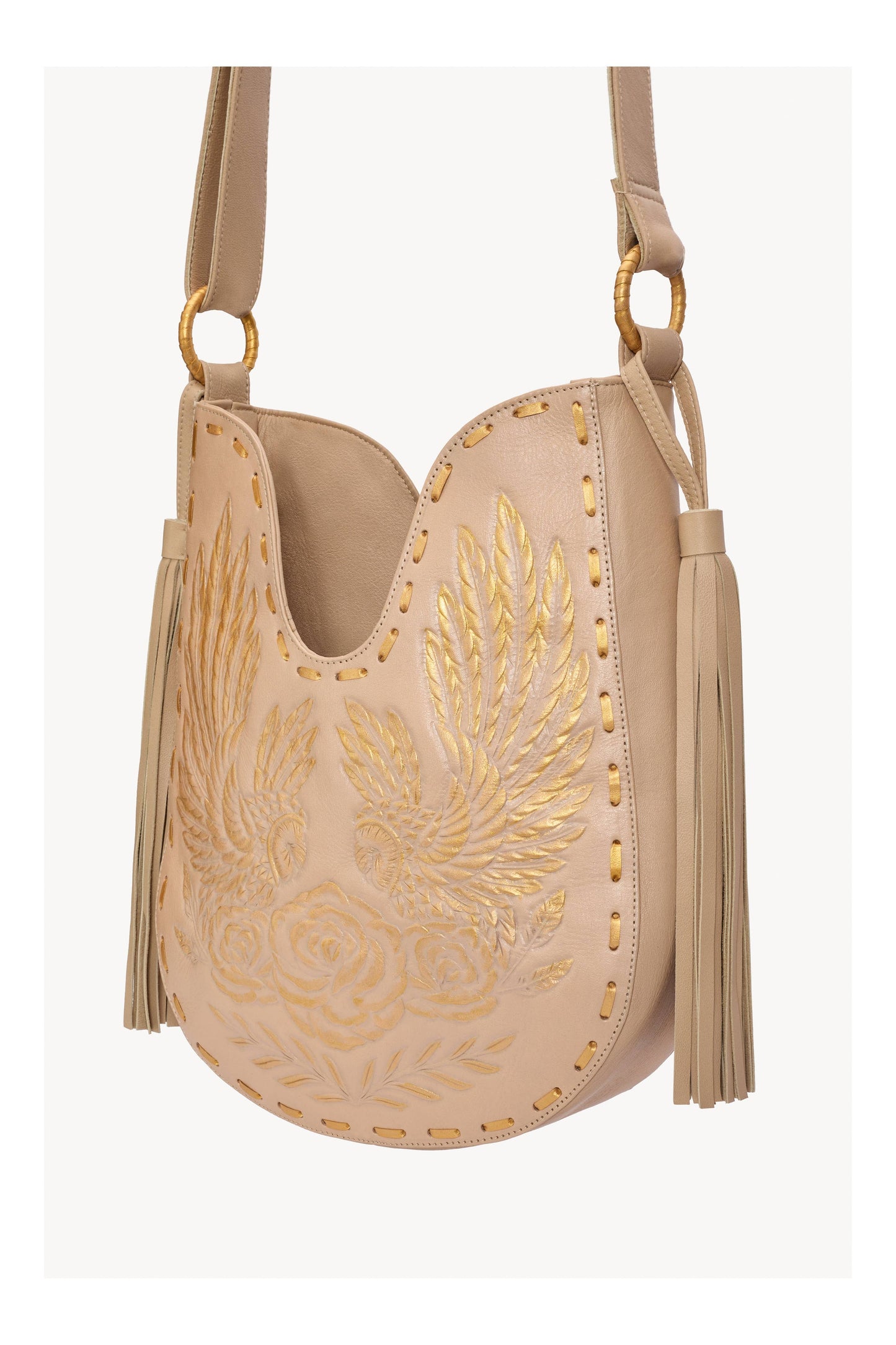 Mini Owl Rose Bag Cream/Gold