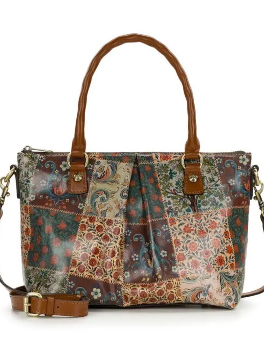 Patricia Nash Zora Top Handle - Nordic Patchwork