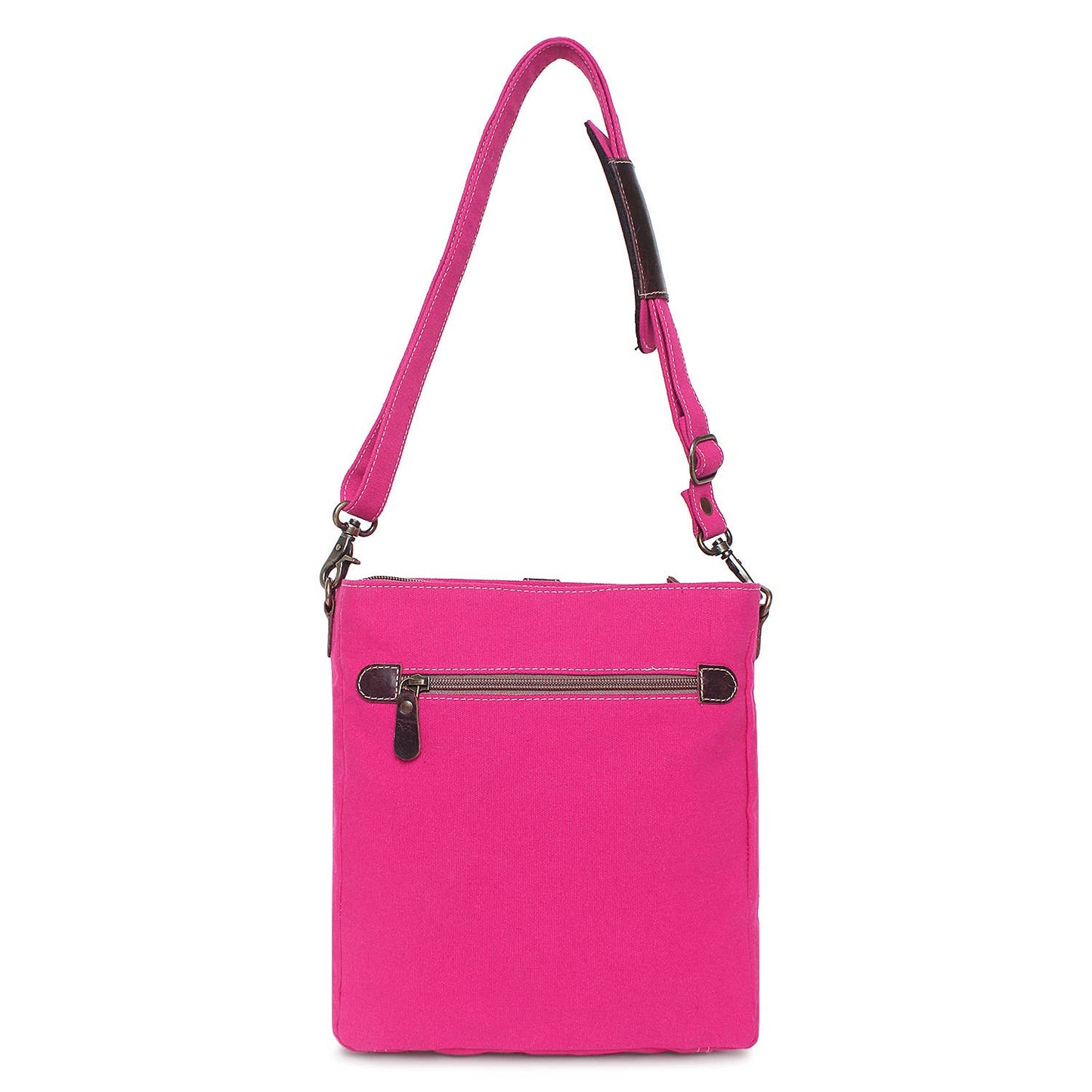 Hot Pink and Turquoise Animal Print Crossbody