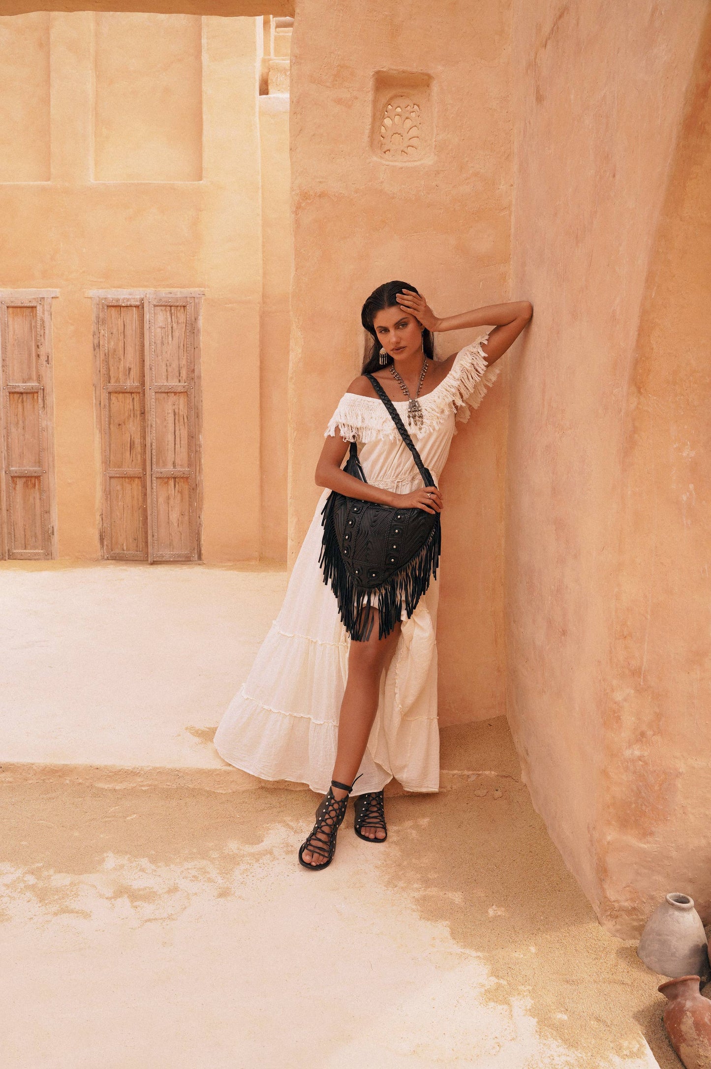 Aztec Maze Bag Black