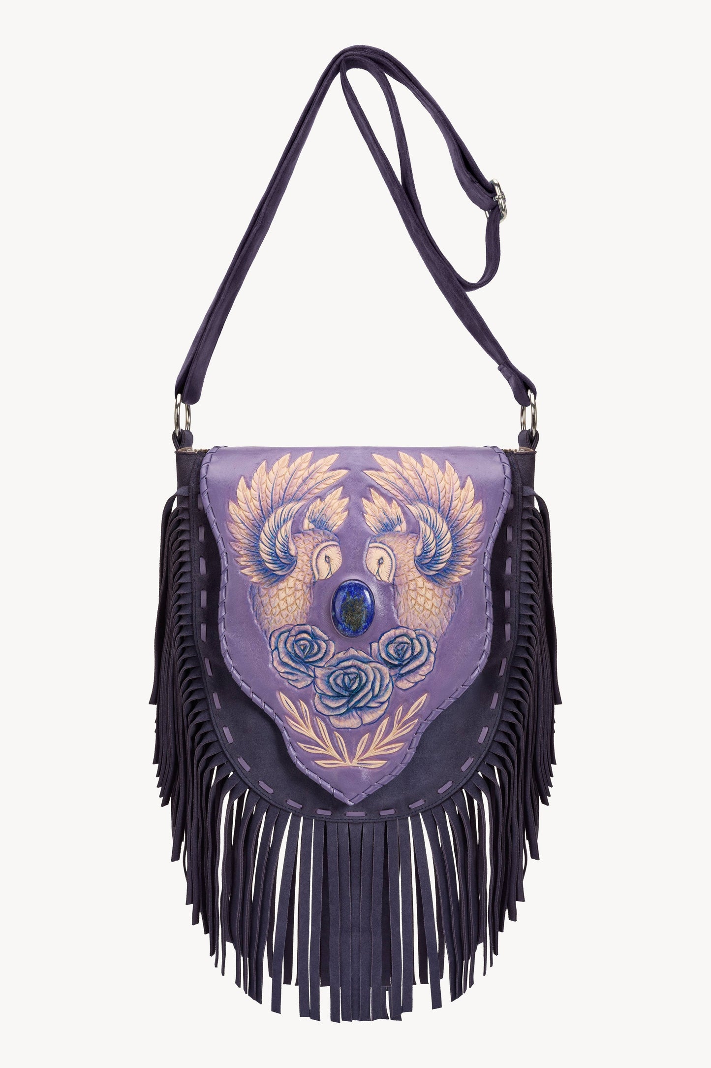 Benny Owl Rose Bag Purple
