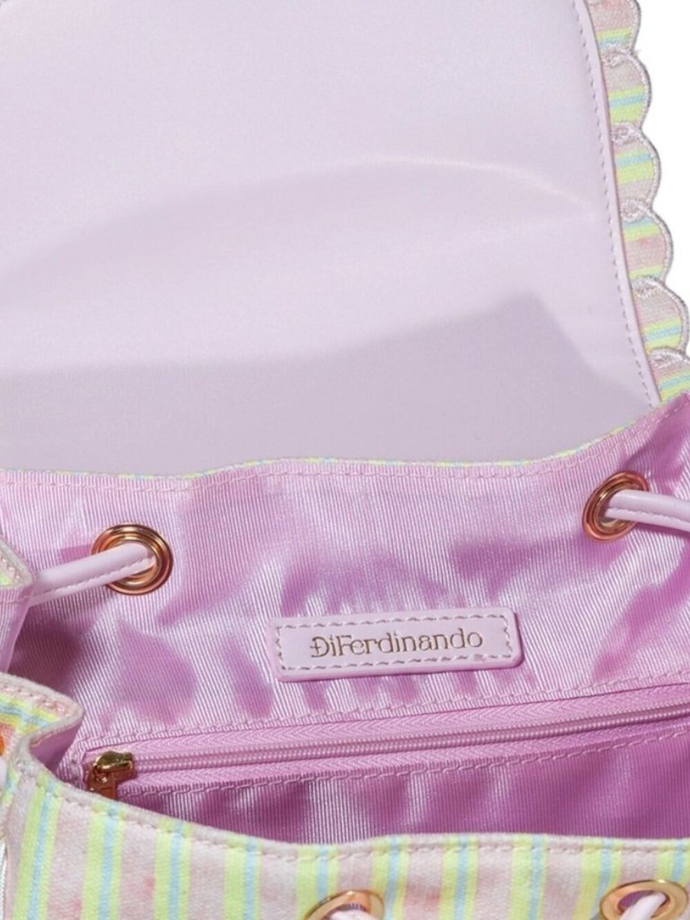 Seaside Sweetheart Fringe Backpack Pink Multi