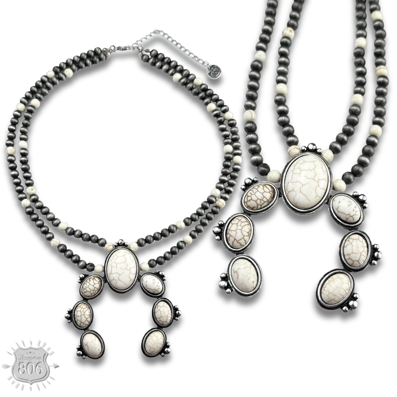 Western squash naja pendant necklace - LC