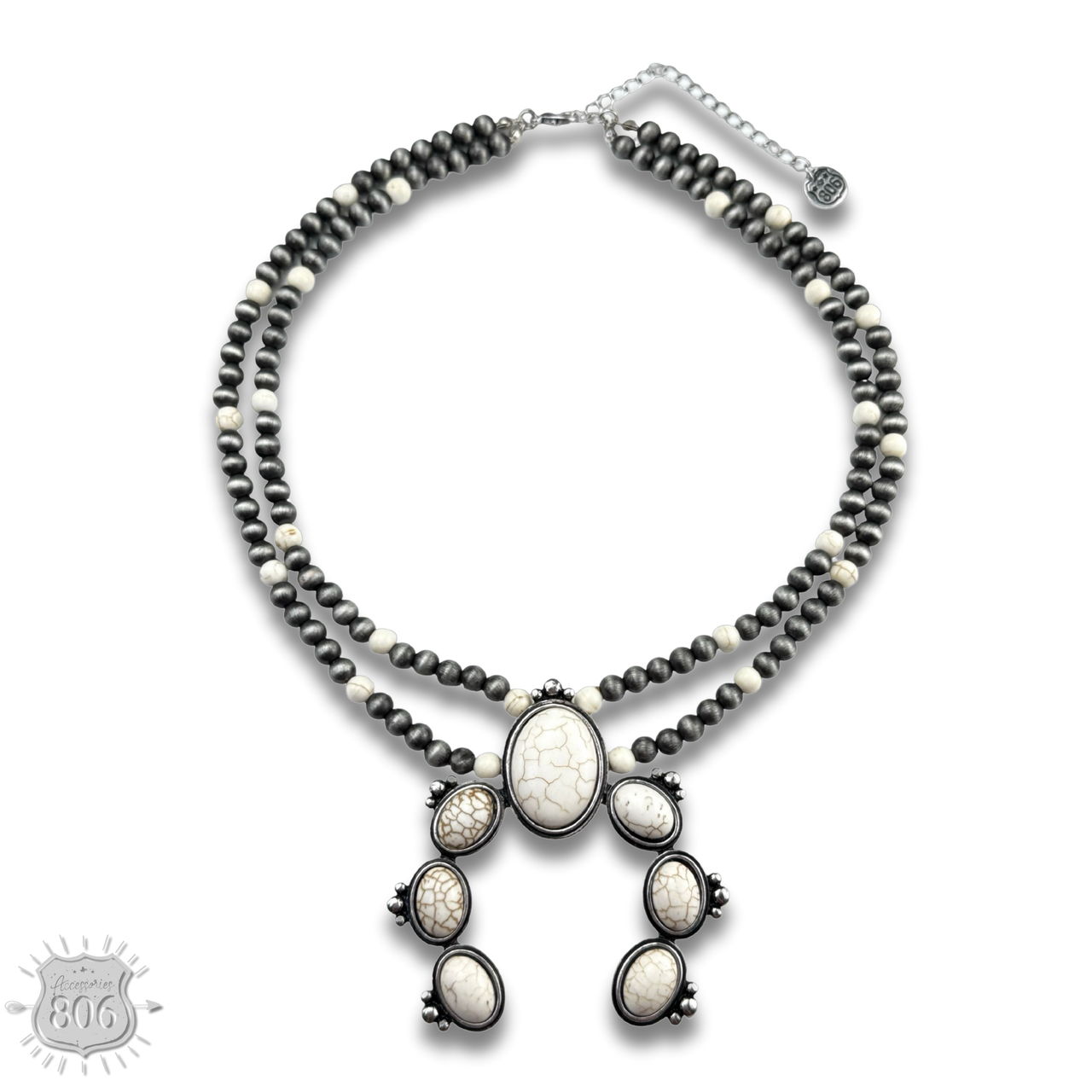 Western squash naja pendant necklace - LC