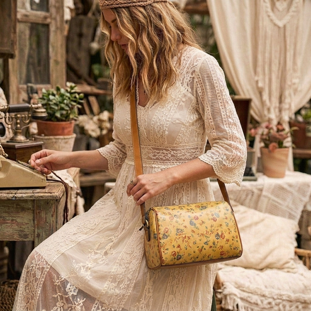 Patricia Nash Romy Crossbody - Fleur de Jardin-Vintage -inspired