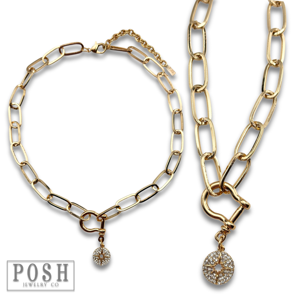 Equestrian charm necklace