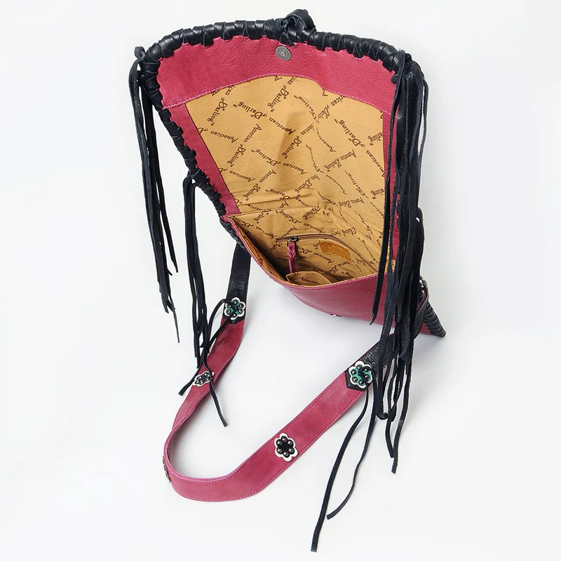 American Darling Southwest Spirit Fringe Crossbody Messenger Bag